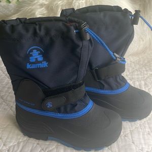 Kamik snow boots - gently used - toddler/little kid size 12 - waterproof!